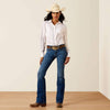 Ariat Womens Kirby Pro Shirt Cornhusk Floral Print - 10073505