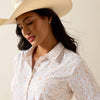 Ariat Womens Kirby Pro Shirt Cornhusk Floral Print - 10073505