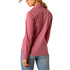 Ariat Womens Kirby Rose Wine Shirt