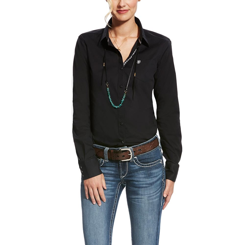 Ariat Womens Kirby Stretch Shirt Black - 10022056