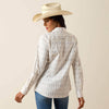 Ariat Womens Kirby Stretch Shirt Sea Salt Dewdrop - 10078847