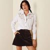 Ariat Womens Lattice Shirt White - 10073667