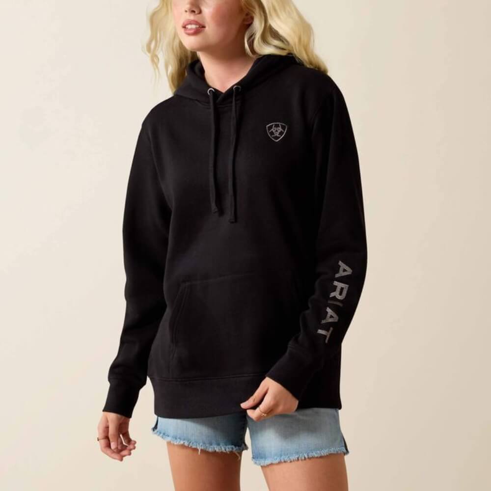 Ariat Womens Logo 2.0 Hoodie Black - 10063145