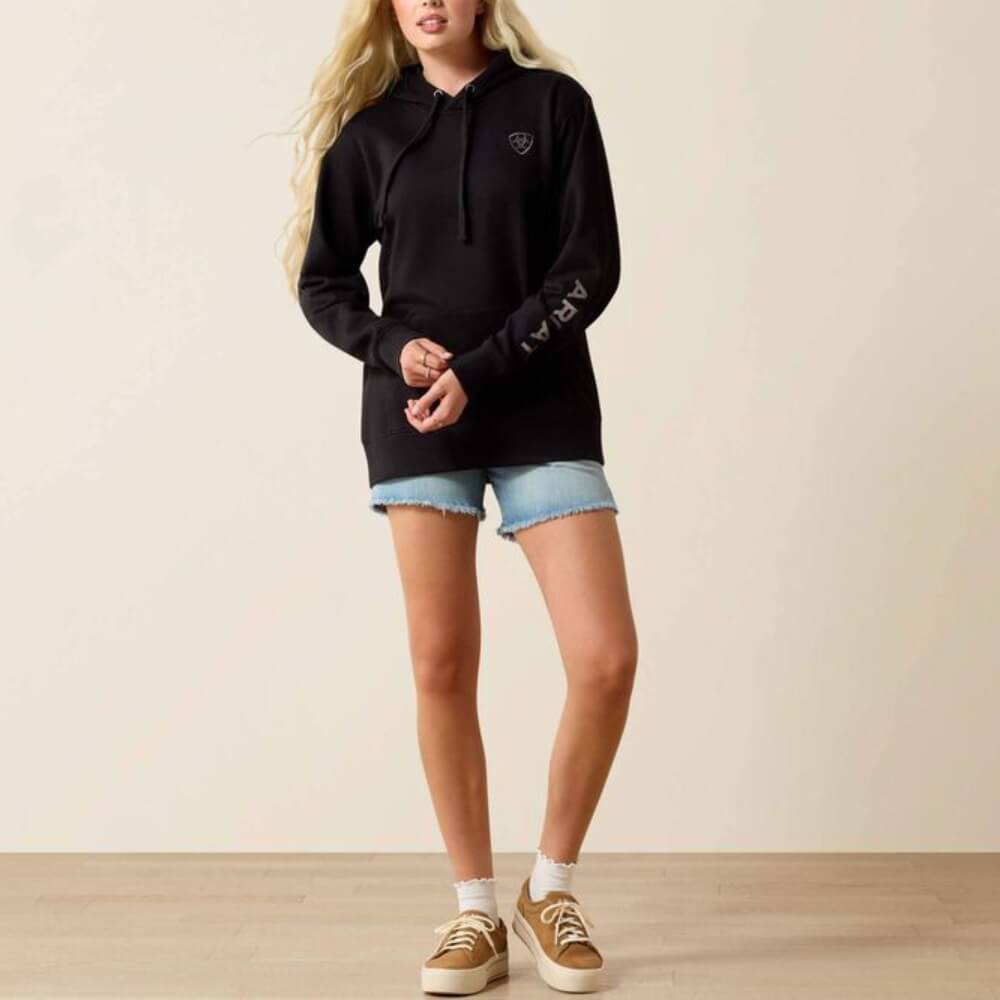 Ariat Womens Logo 2.0 Hoodie Black - 10063145