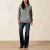 Ariat Womens Logo 2.0 Hoodie Heather Grey - 10063146