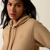 Ariat Womens Logo 2.0 Hoodie Khaki Heather - 10080603