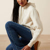 Ariat Womens Logo 2.0 Hoodie Oatmeal Heather - 10062270