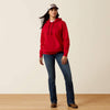 Ariat Womens Logo 2.0 Hoodie Savvy Red - 10080645
