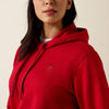 Ariat Womens Logo 2.0 Hoodie Savvy Red - 10080645