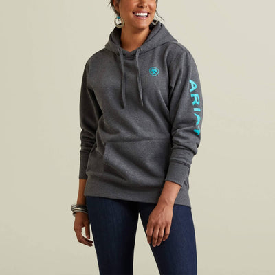 Versatile Ariat Womens Logo Hoodie | Outerwear | Grey