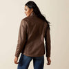 Ariat Womens Logo Softshell Faux Leather Jacket