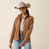 Ariat Womens Logo Softshell Jacket Dachshund Heather - 10079891