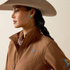 Ariat Womens Logo Softshell Jacket Dachshund Heather - 10079891
