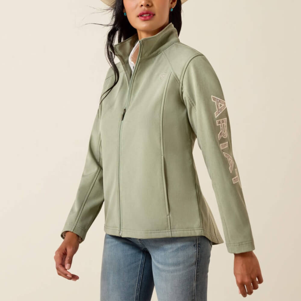 Ariat Womens Logo Softshell Jacket Sea spray heather - 10071203