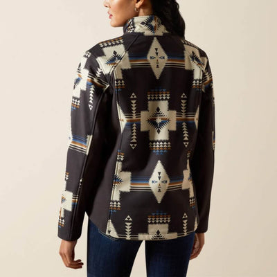 Ariat Womens Logo Softshell Print Jacket