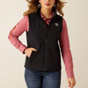 Ariat Womens Logo Softshell Vest Black - 10062786