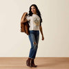 Ariat Womens Long Live Rodeo T-Shirt Natural - 10078383