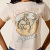 Ariat Womens Long Live Rodeo T-Shirt Natural - 10078383