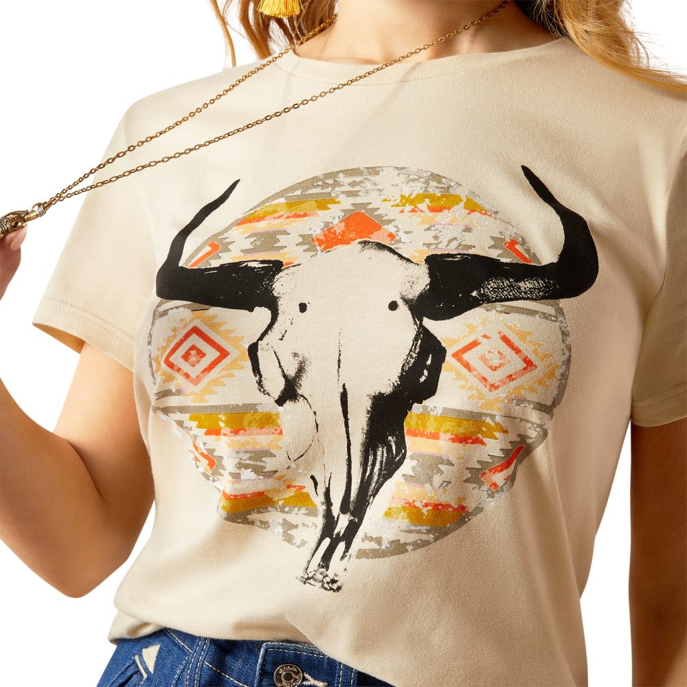 Ariat Womens Longhorn Watercolor T-Shirt