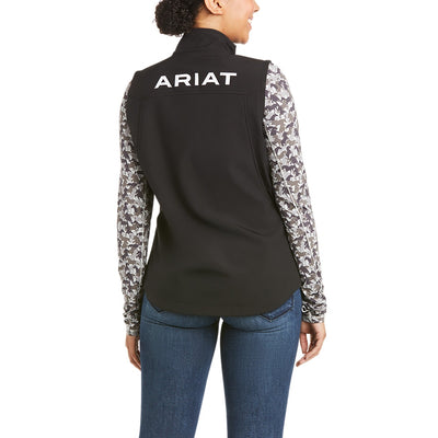 Ariat Womens New Team Black Softshell Vest - 10020762