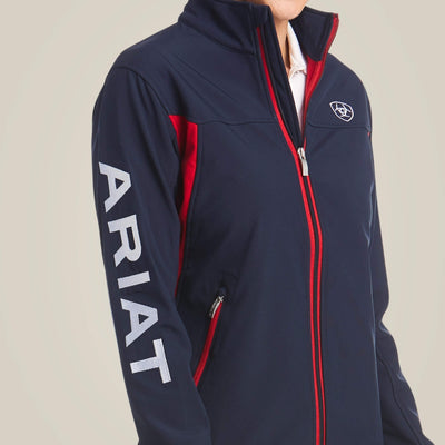 Ariat Womens New Team Navy Softshell Jacket 