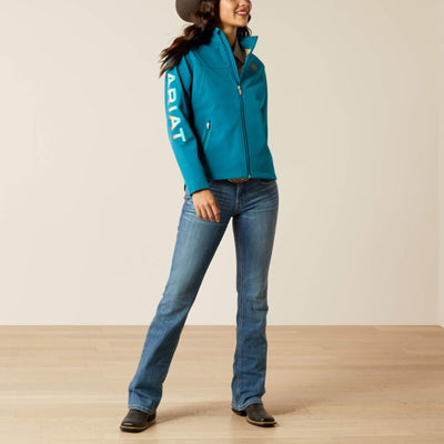 Ariat Womens New Team Ocean Depths Softshell Jacket