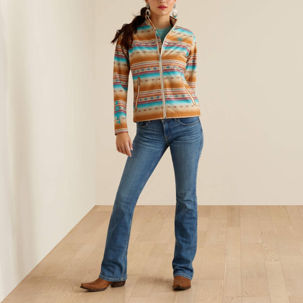 Ariat Womens New Team Softshell Print Jacket - 10053014