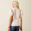 Ariat Womens Oakley Snap Blouse Cloud Dancer - 10073538