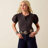 Ariat Womens Oakley Snap Blouse Raven - 10073537