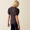 Ariat Womens Oakley Snap Blouse Raven - 10073537