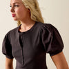 Ariat Womens Oakley Snap Blouse Raven - 10073537