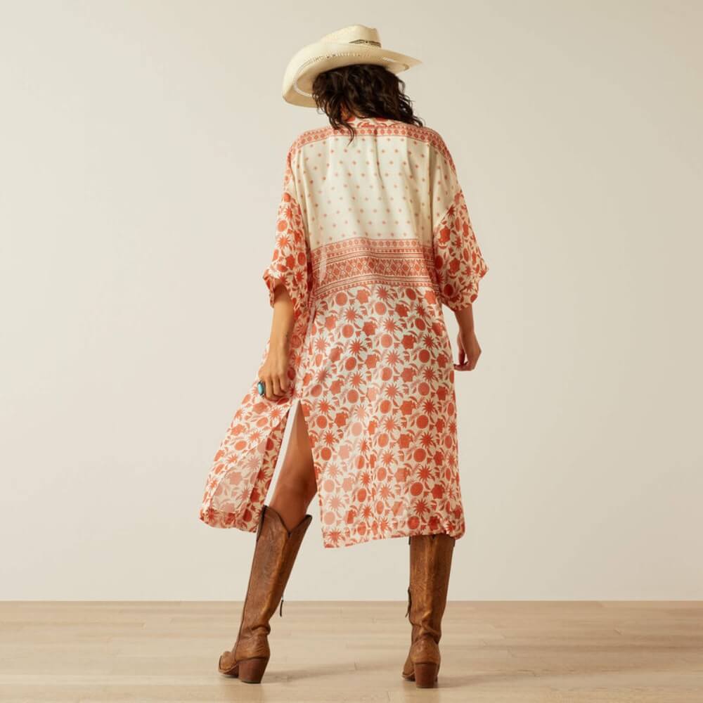 Ariat Womens Paige Duster Senora Border Print - 10060385