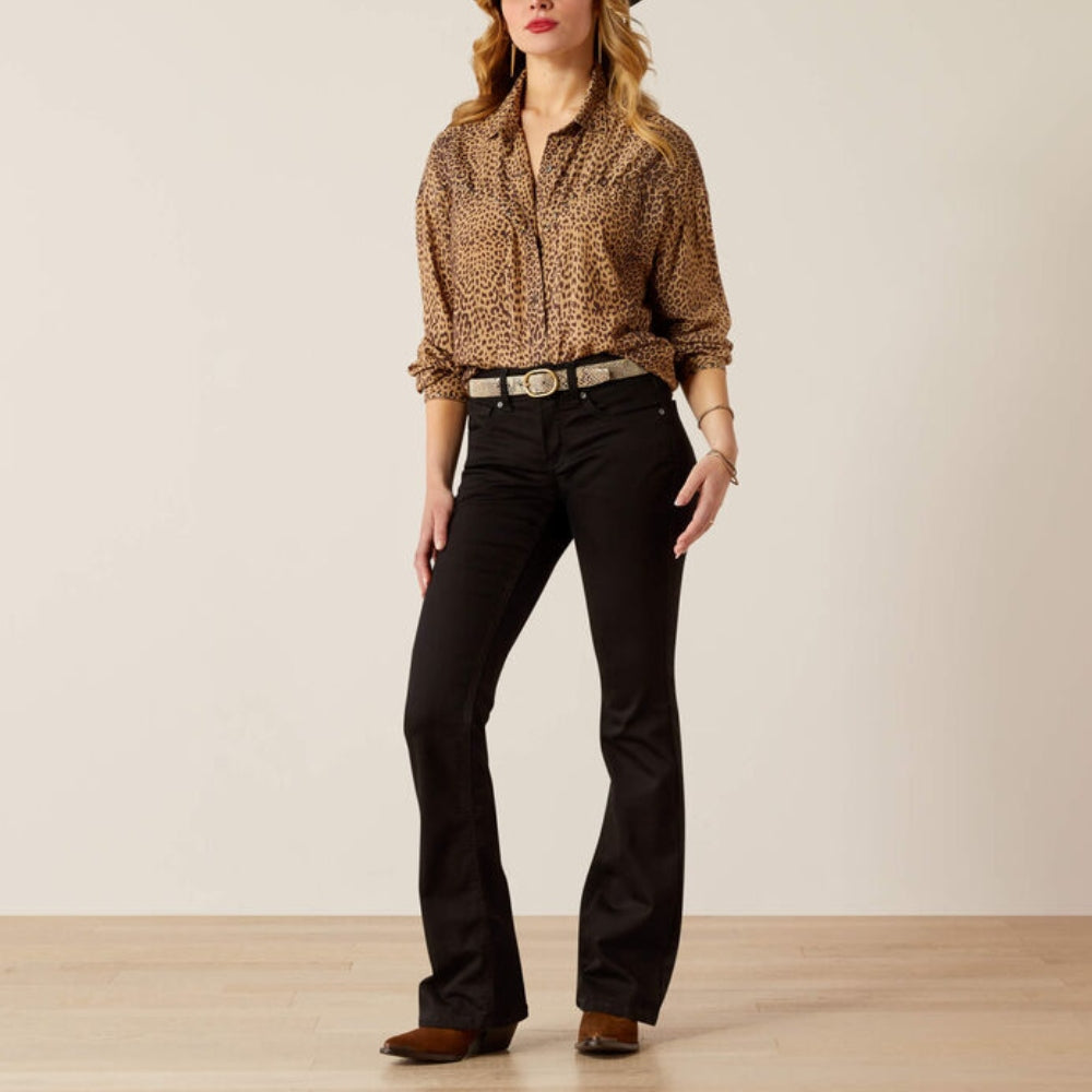 Ariat Womens Relaxed Leopard Shirt