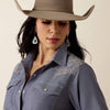 Ariat Womens Riverstone Western Snap Shirt Lisbon Southwest - 10080599