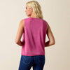 Ariat Womens Rock N Roll Tank Top Rose Sorbet - 10073546
