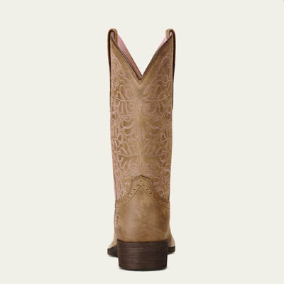 Ariat Womens Round Up Remuda Western Boots Brown Bomber - 10019906