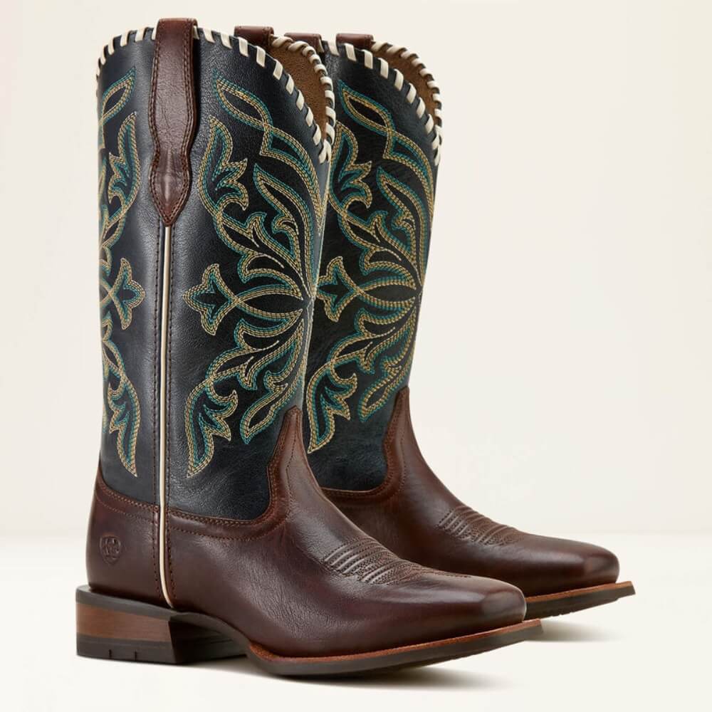 Ariat Womens Showdown Western Boots | Espresso Blue