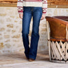Ariat Womens Slim Trouser Ella Wide Leg Jeans Rascal - 10032550