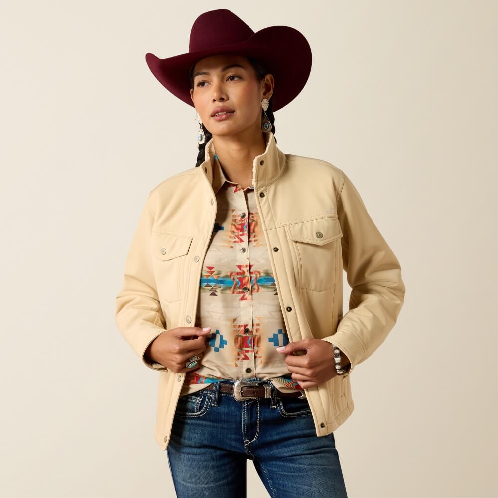 Ariat Womens Softshell Jacket Irish Cream - 10079339