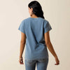 Ariat Womens Spirit of Soul T-Shirt Light Washed Indigo - 10073552