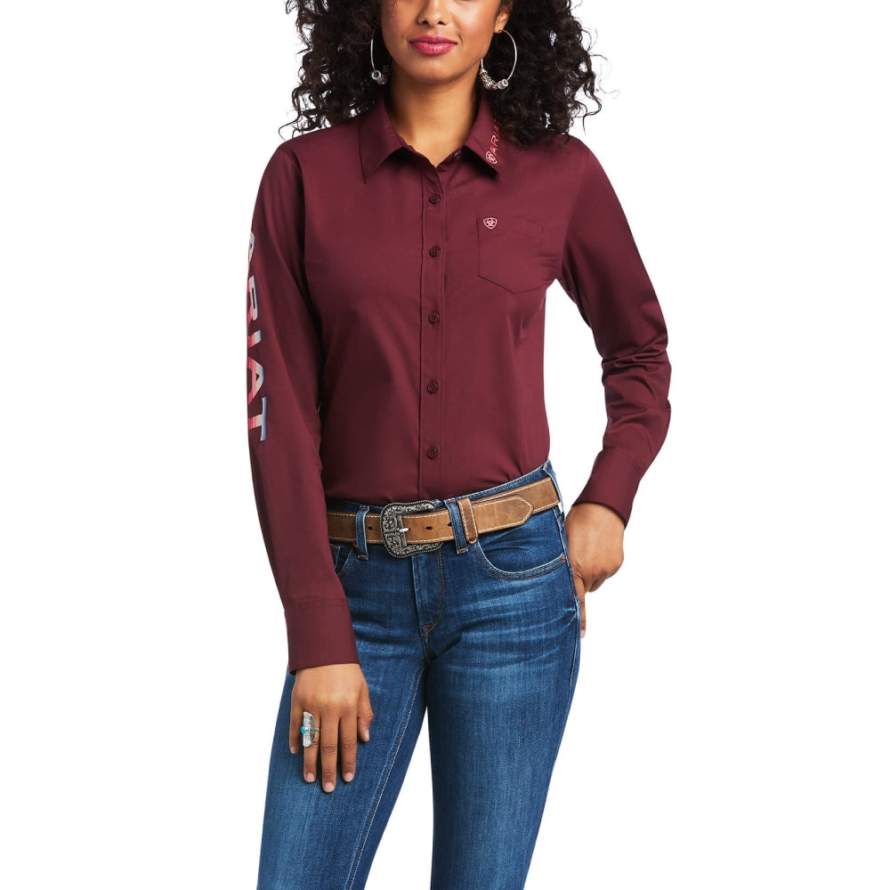 Ariat Womens Team Kirby Stretch Shirt - 10039458