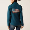 Ariat Womens Team Patriot Softshell Jacket Reflecting Pond - 10046566