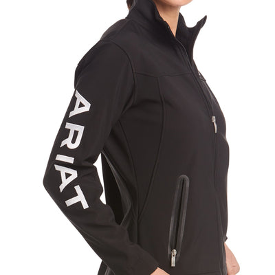 Ariat Womens Team Softshell Full-Zip Black Jacket
