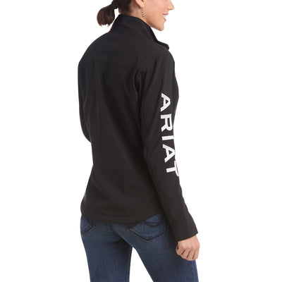 Ariat Womens Team Softshell Full-Zip Black Jacket