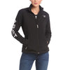 Ariat Womens Team Softshell Full-Zip Black Jacket - 10019206