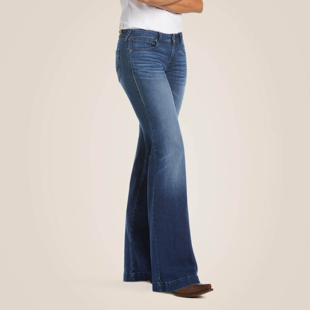 Ariat Womens Trouser Kelsea Wide Leg Jeans Joanna - 10027695