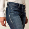 Ariat Womens Trouser Stretch Entwined Wide Leg Jeans