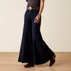 Ariat Womens Ultra High Rise Jazmine Super Wide Jeans Rinse - 10076004
