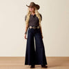 Ariat Womens Ultra High Rise Jazmine Super Wide Jeans Rinse - 10076004
