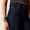 Ariat Womens Ultra High Rise Jazmine Super Wide Jeans Rinse - 10076004